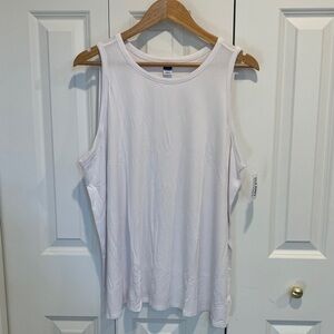 NWT Old Navy white luxe tank top 2X